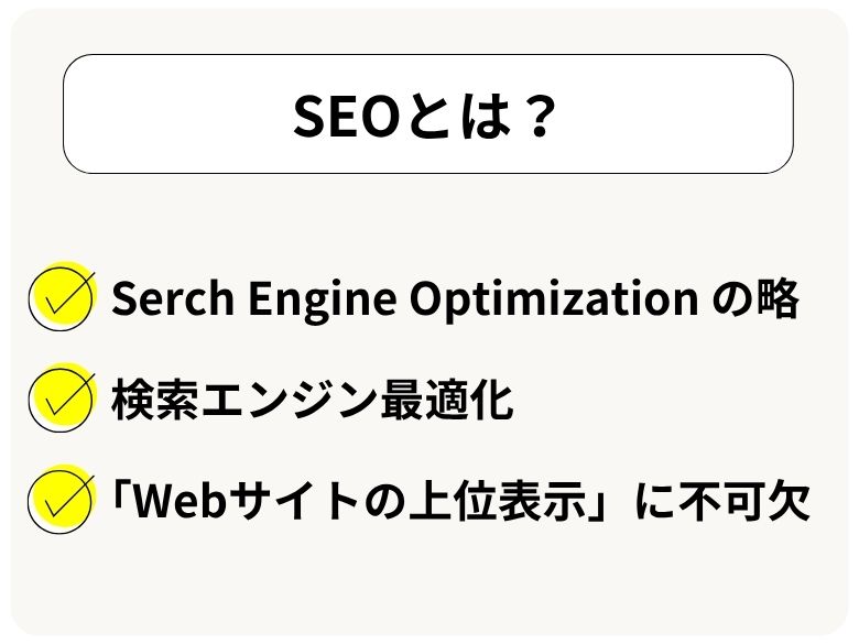 そもそもSEOってなに？