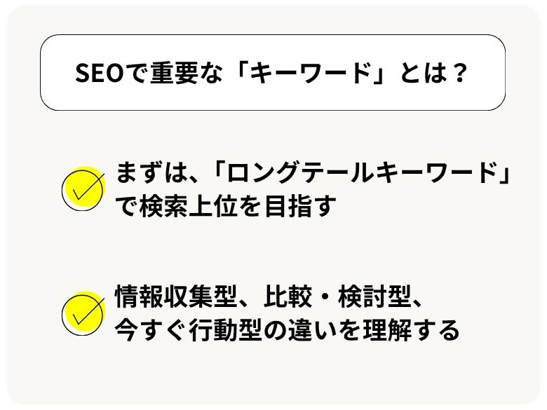 SEOで重要な「キーワード」とは?