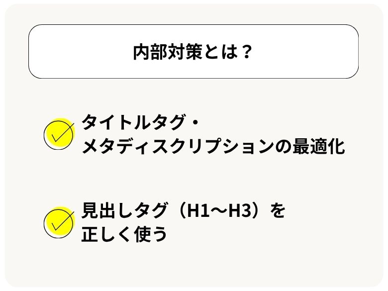 内部対策とは?